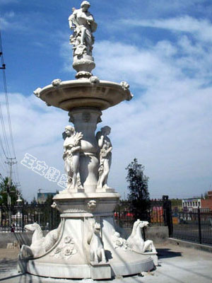 人物喷泉雕塑